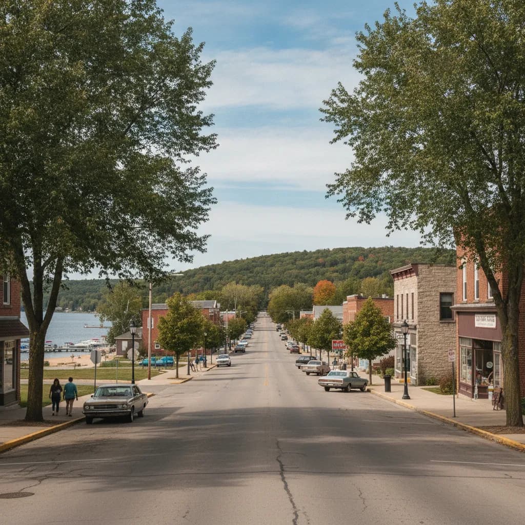 View of Shawano, WI
