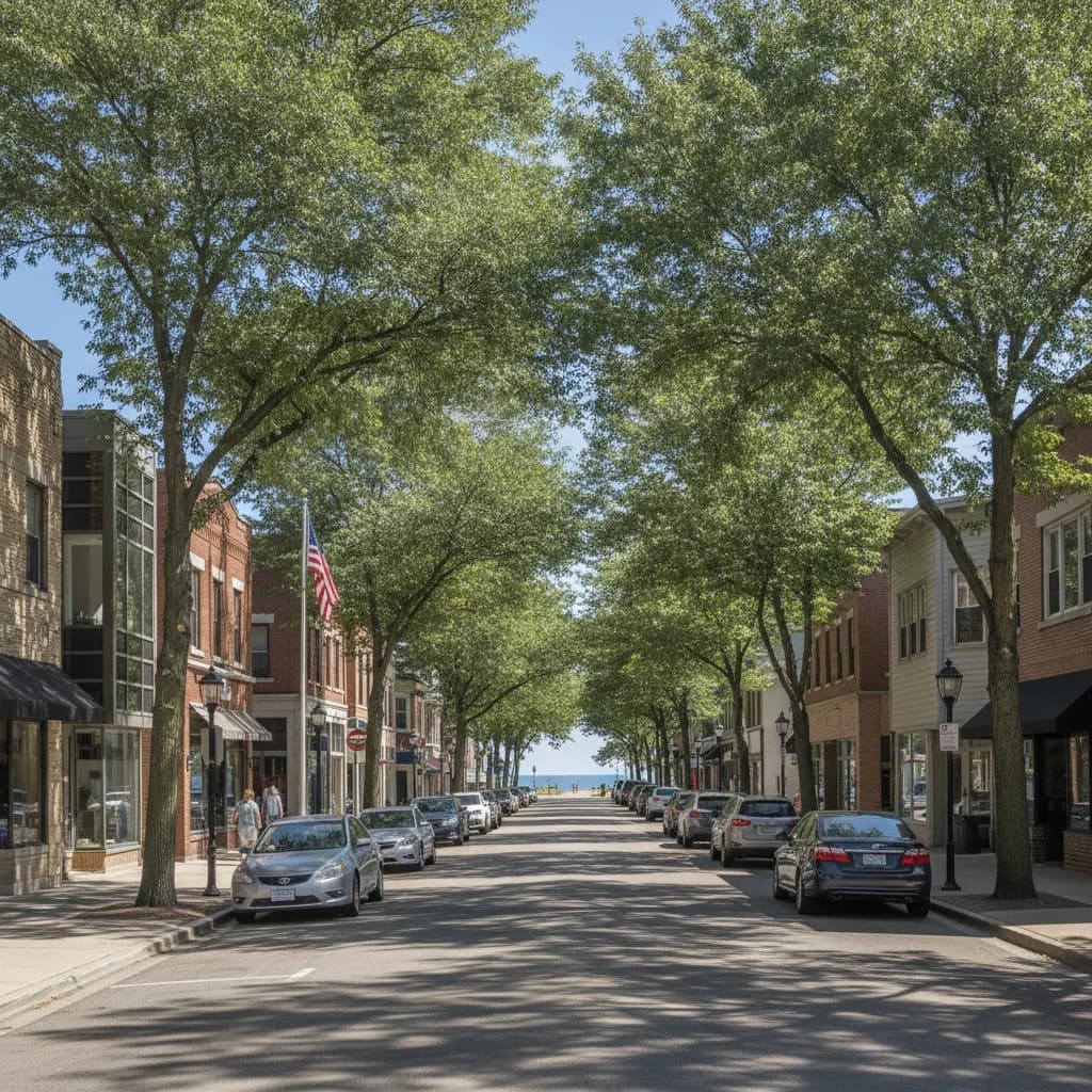 View of Shorewood, WI