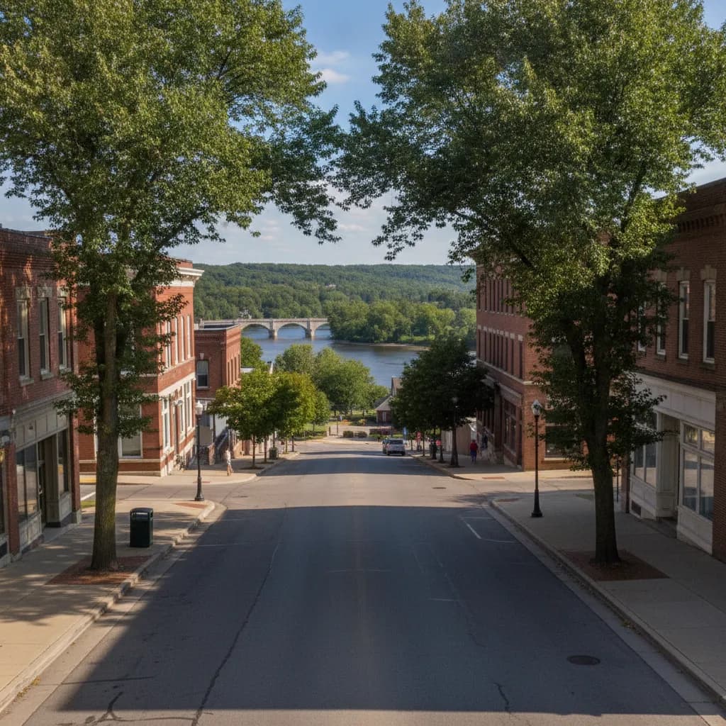 View of Stevens Point, WI