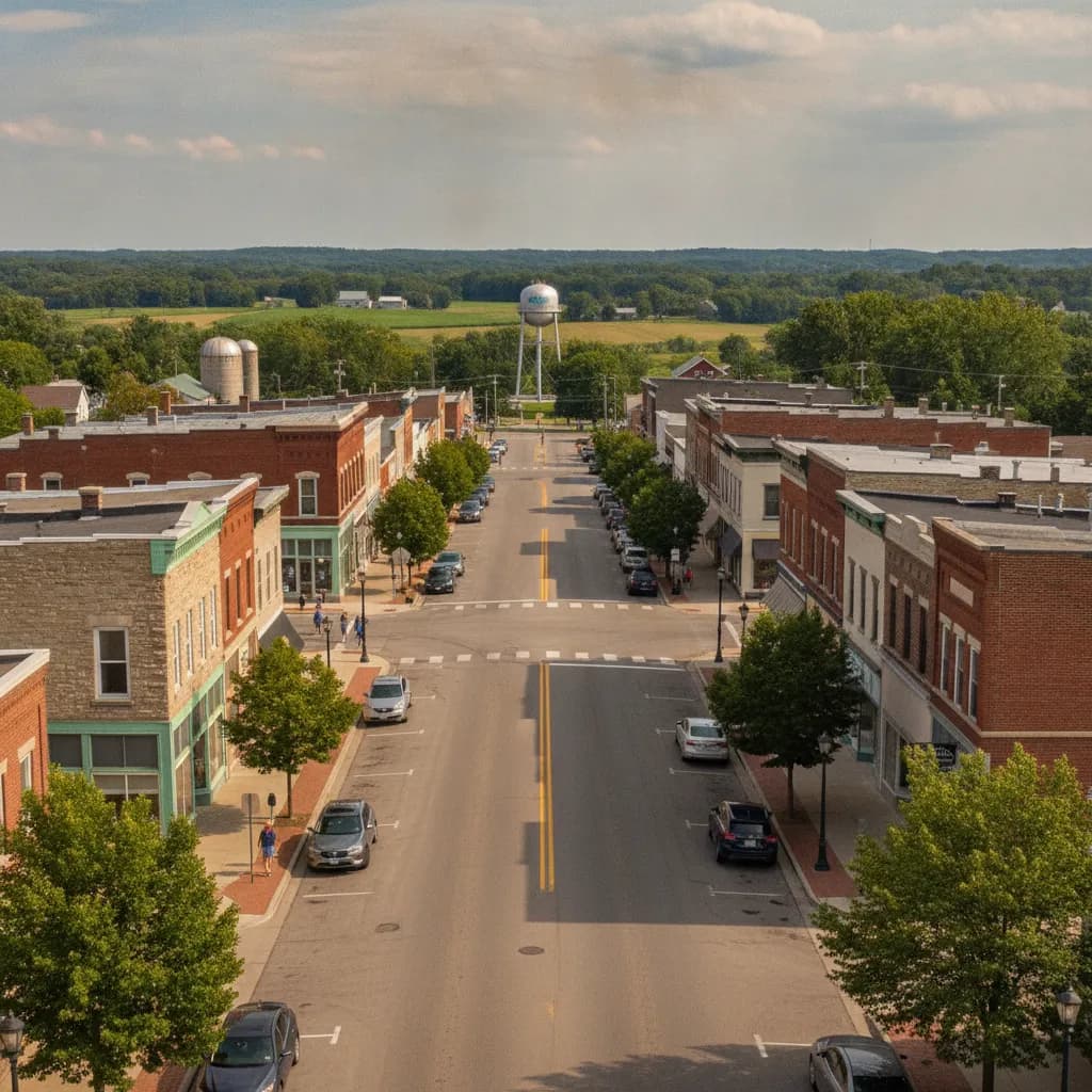 View of Sun Prairie, WI
