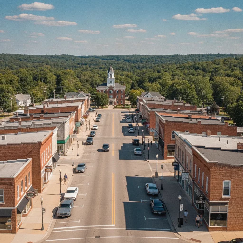 View of Tomah, WI