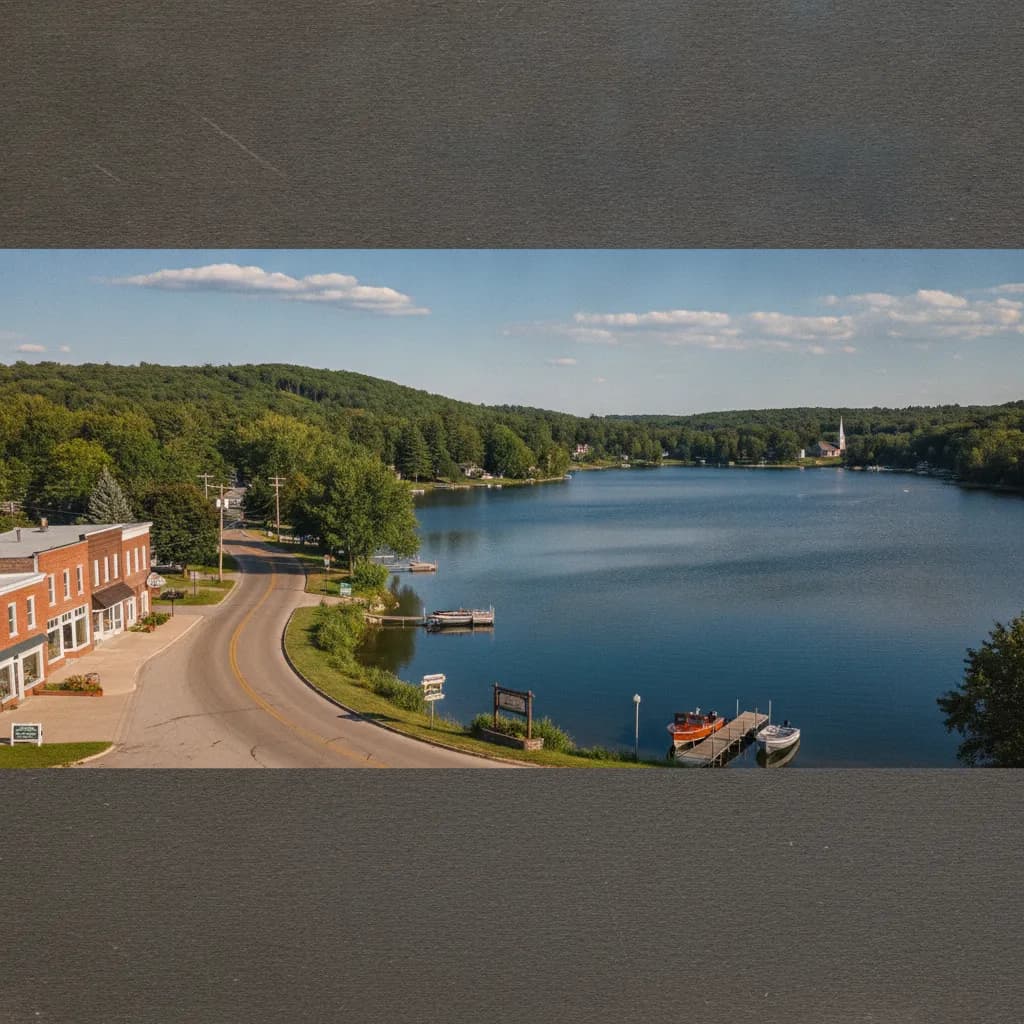 View of Twin Lakes, WI