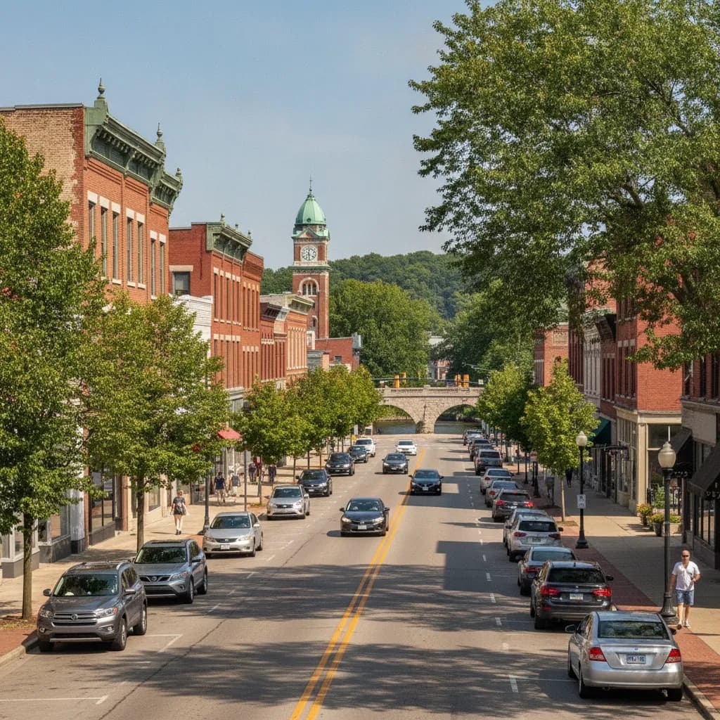 View of Waukesha, WI