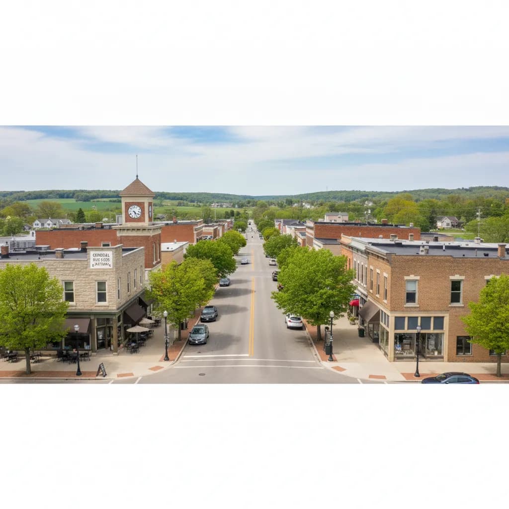 View of Waunakee, WI