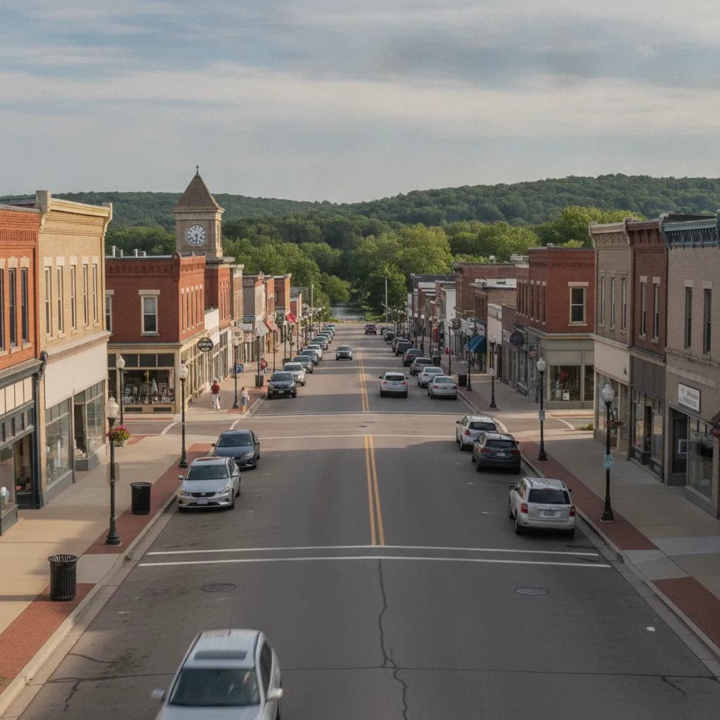 View of Waupun, WI