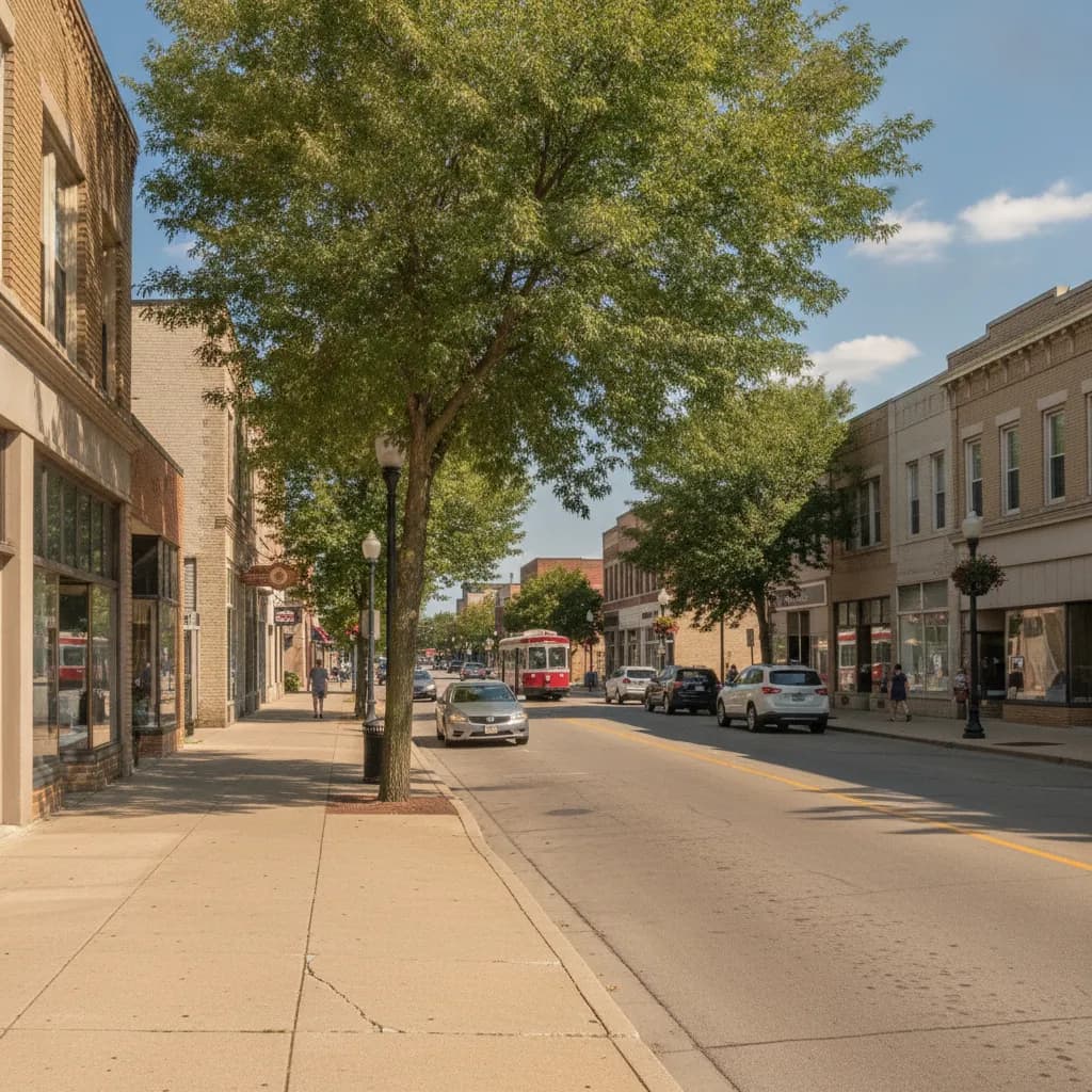 View of West Allis, WI