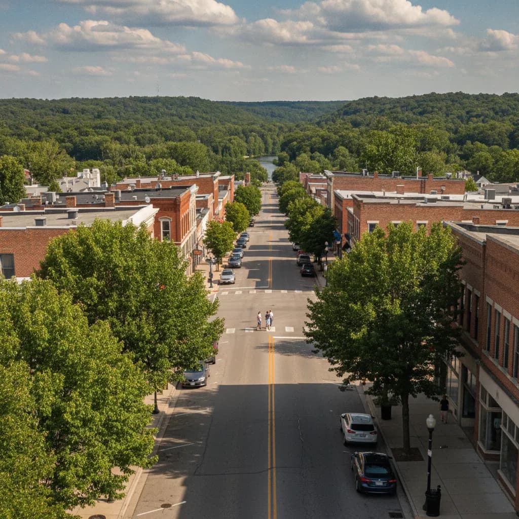 View of West Bend, WI