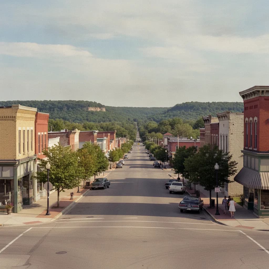 View of West Salem, WI