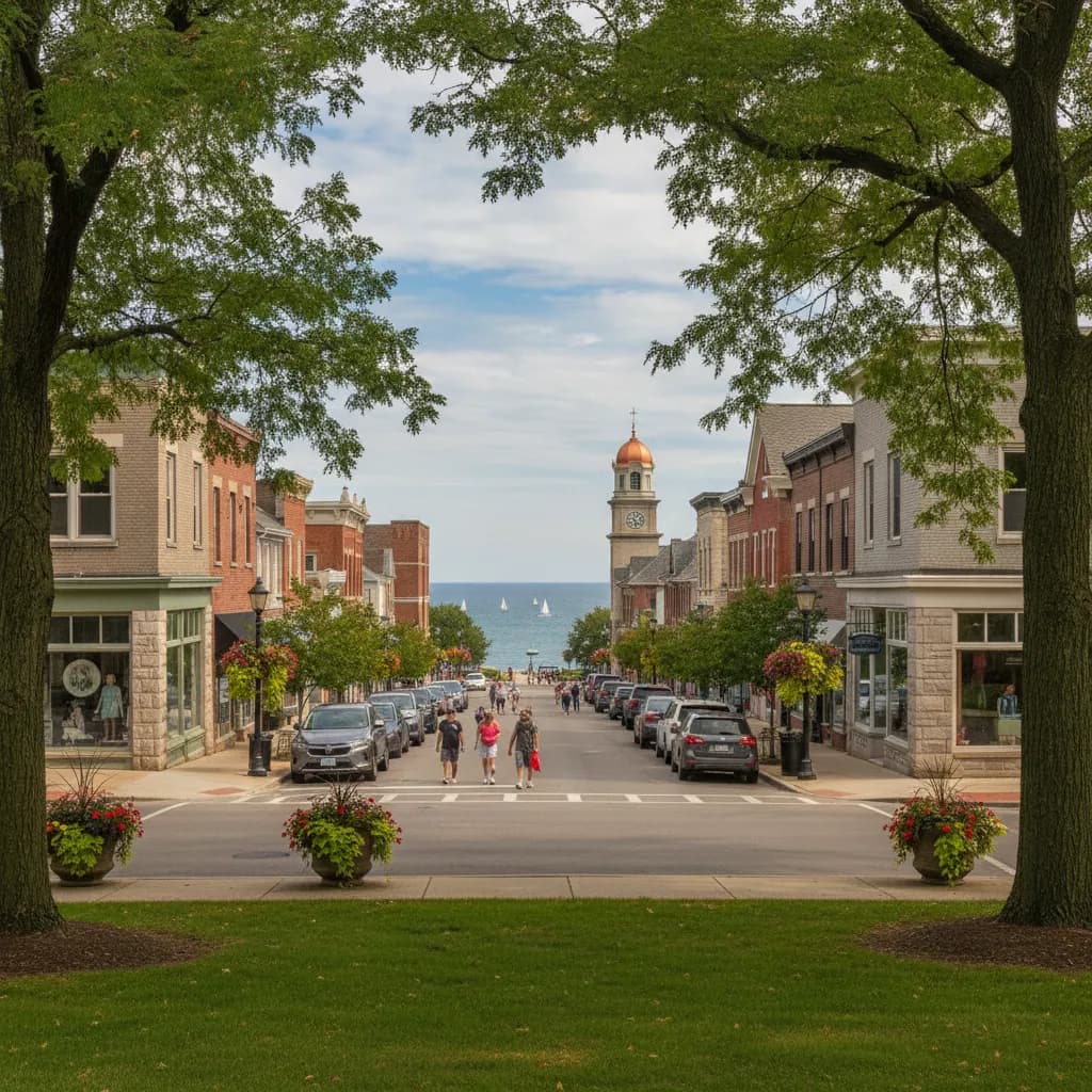 View of Whitefish Bay, WI