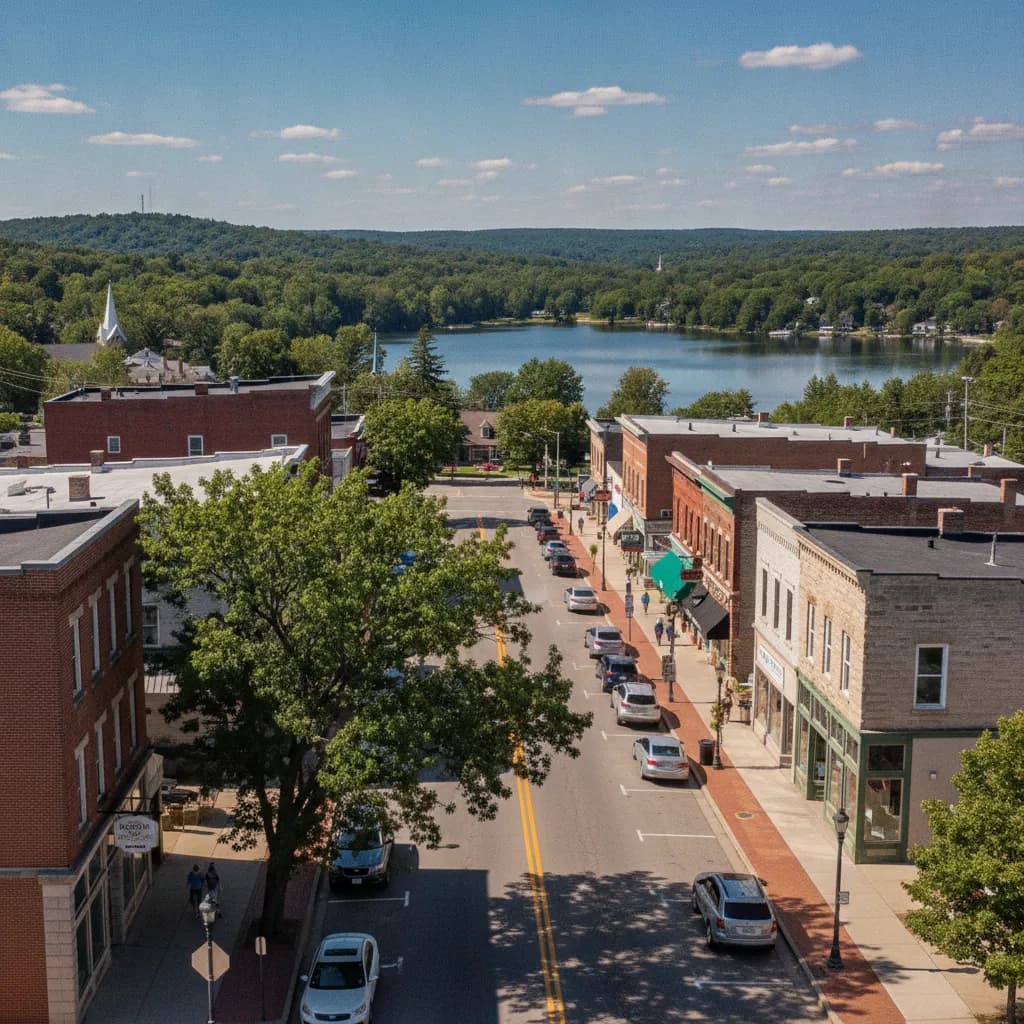 View of Whitewater, WI
