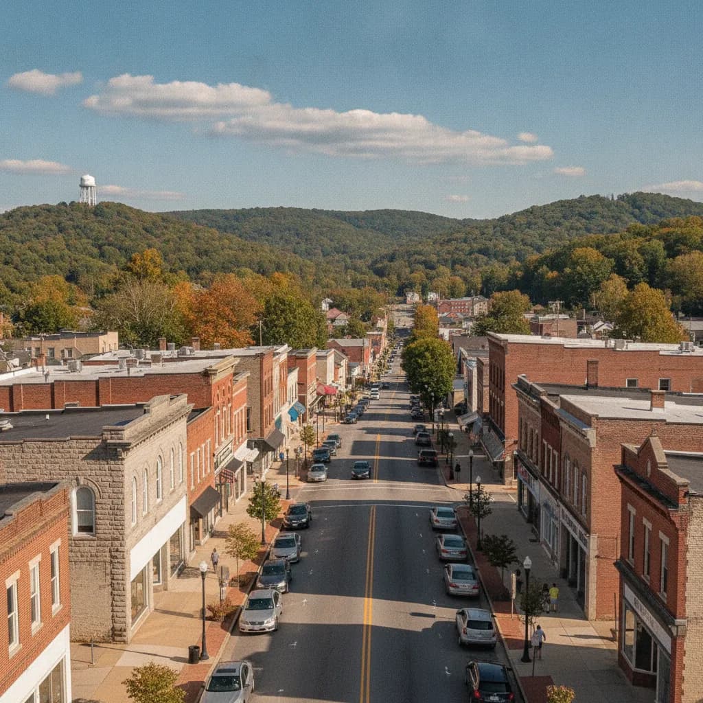 View of Beckley, WV