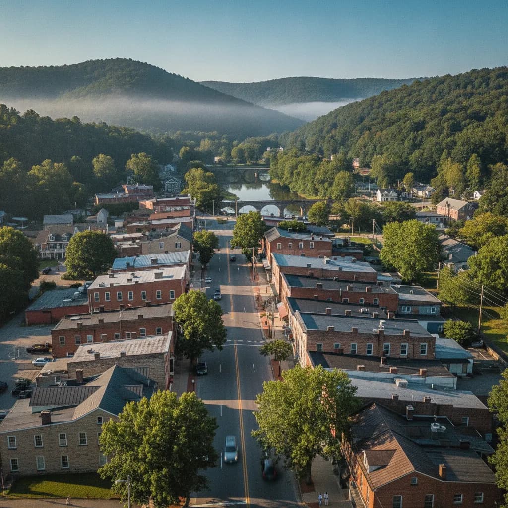 View of Buckhannon, WV