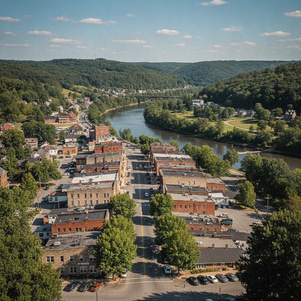 View of Fairmont, WV