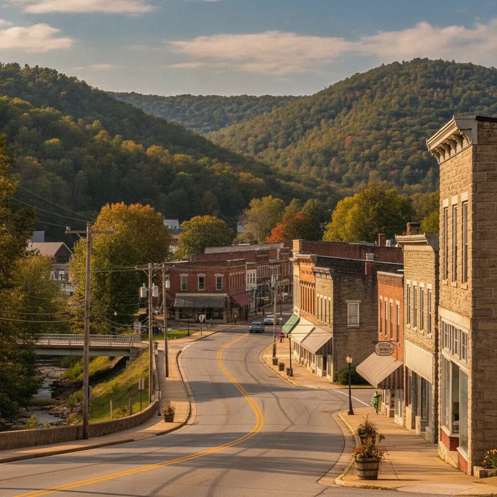 View of Oak Hill, WV