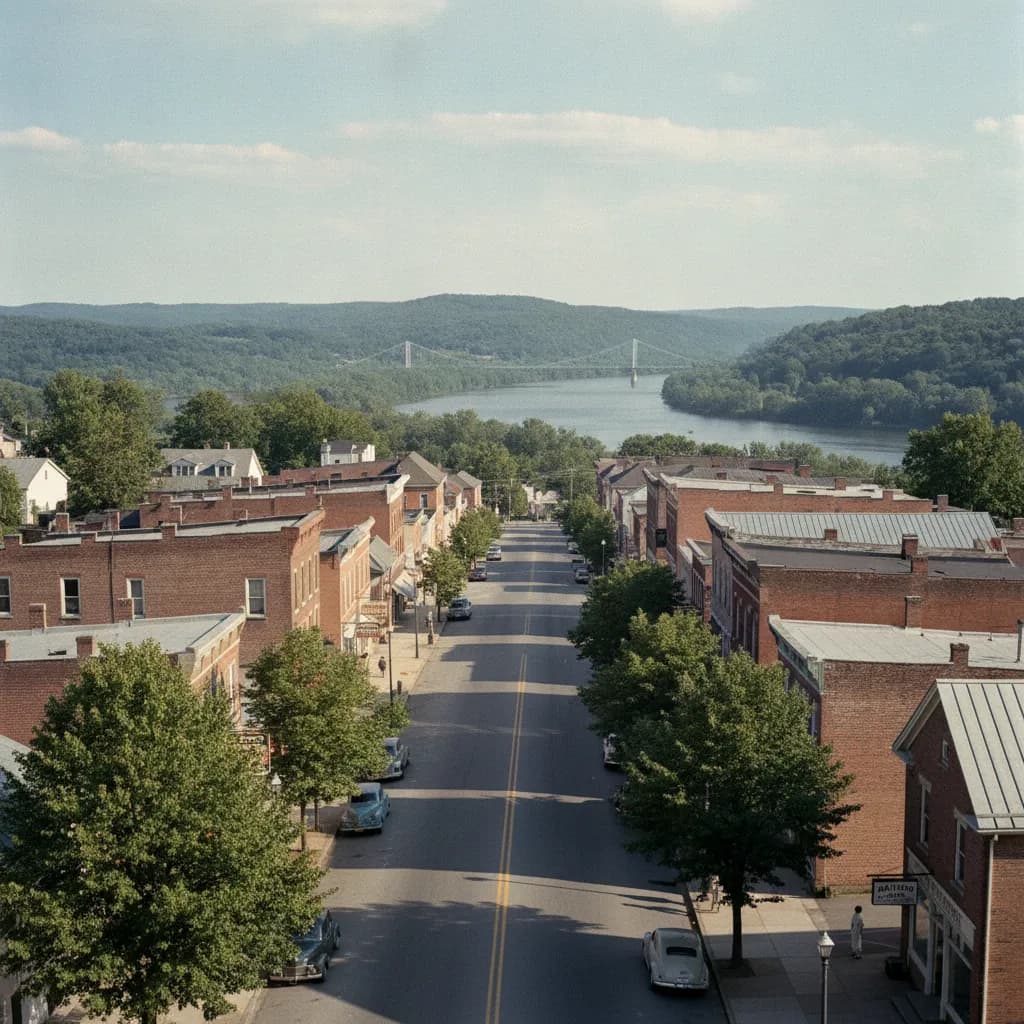 View of Point Pleasant, WV