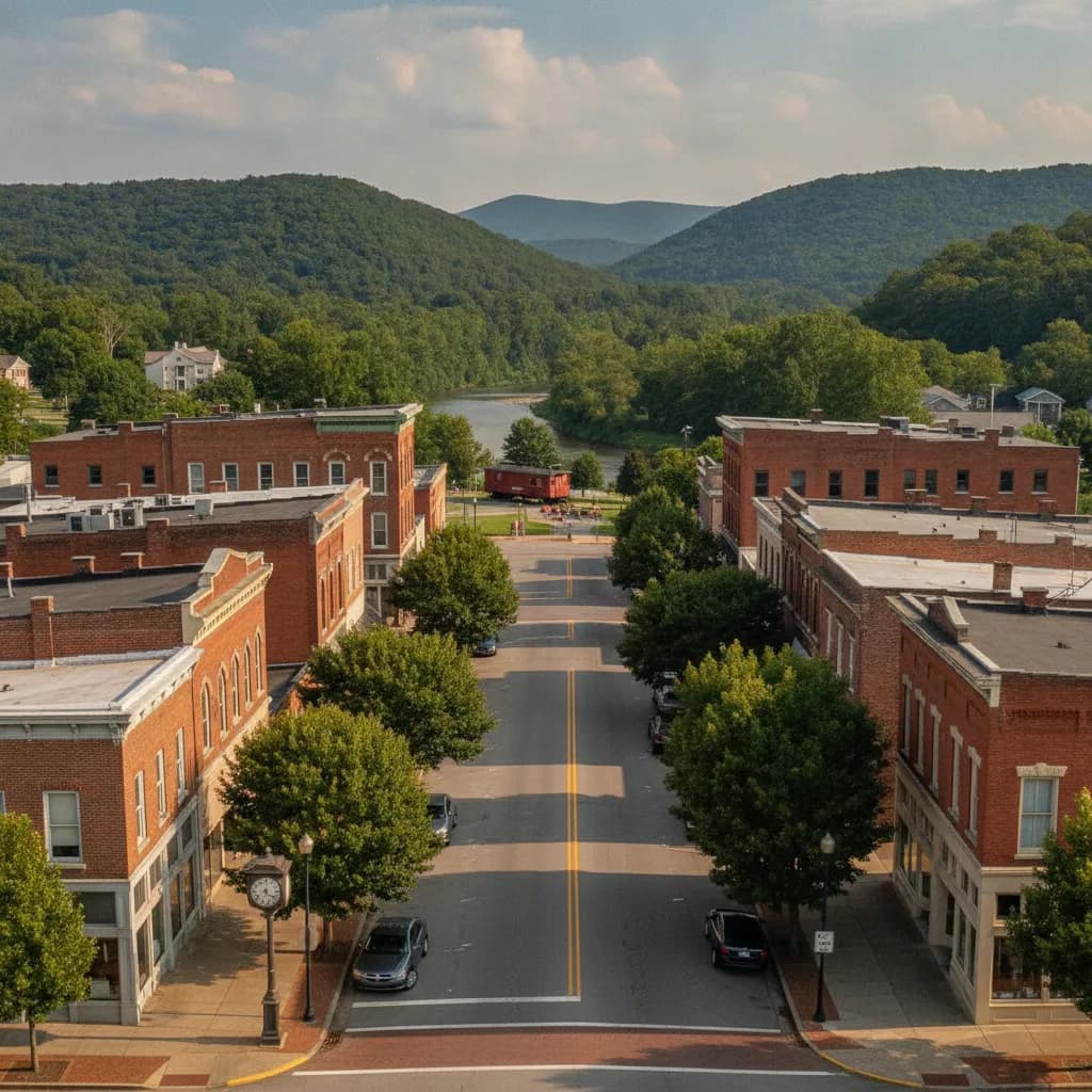 View of Weston, WV