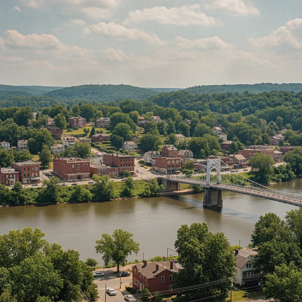 View of Wheeling, WV