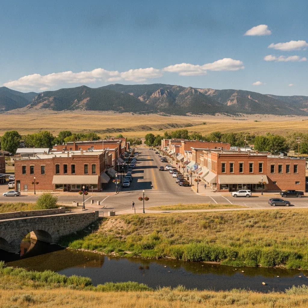 View of Buffalo, WY