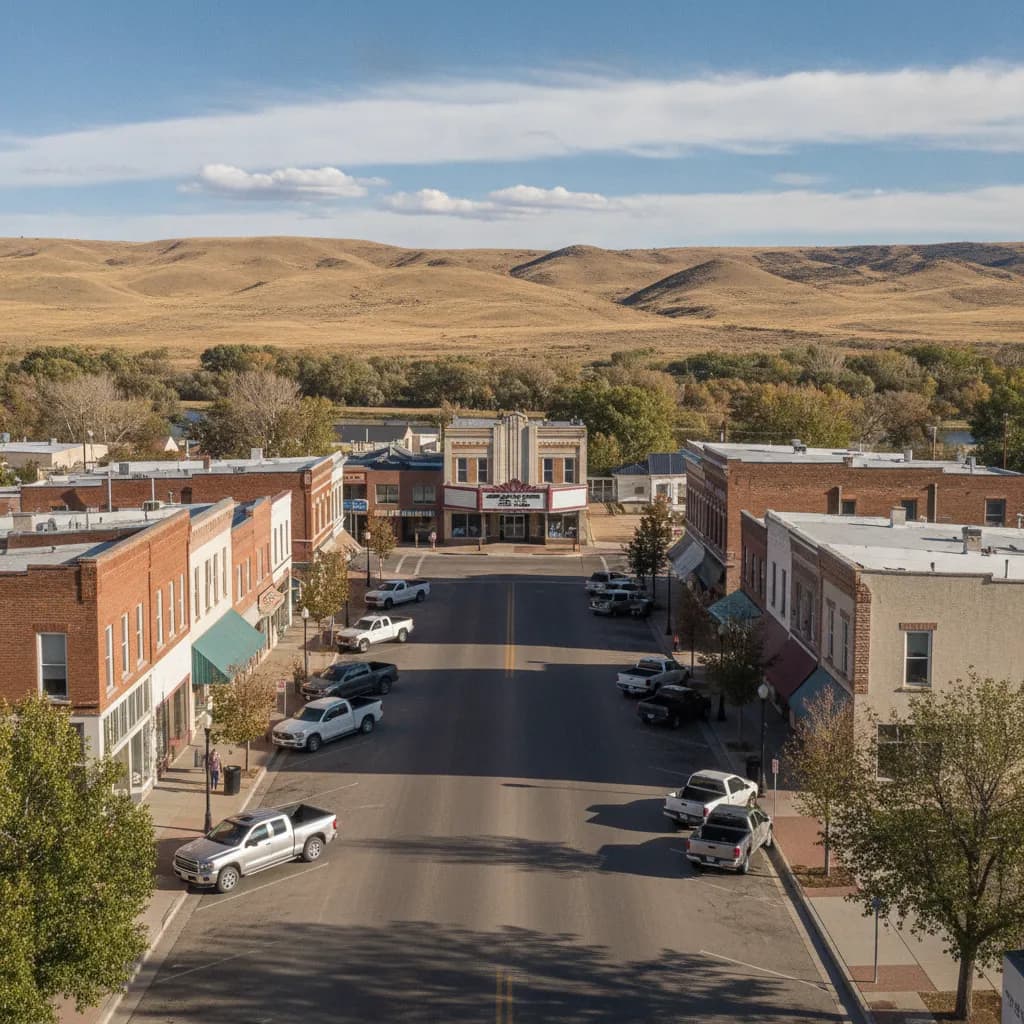 View of Douglas, WY