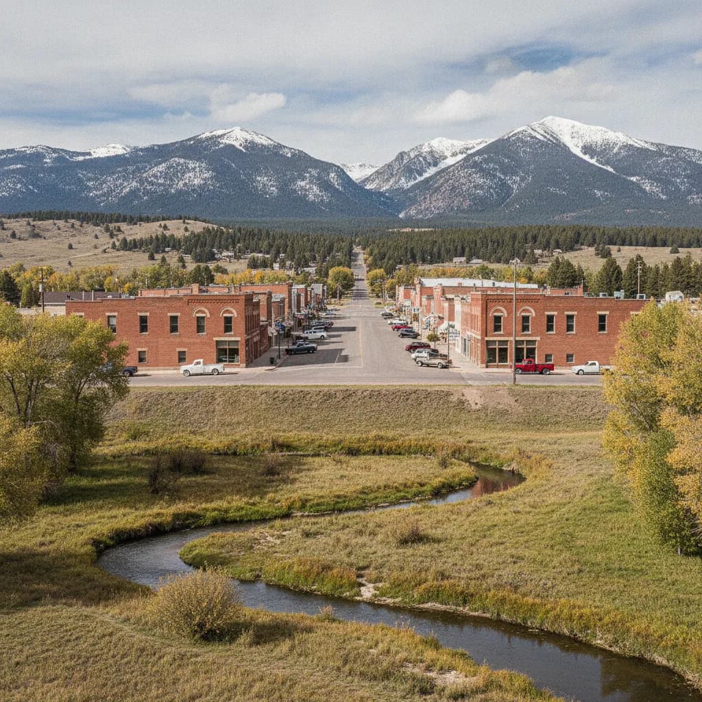 View of Evanston, WY