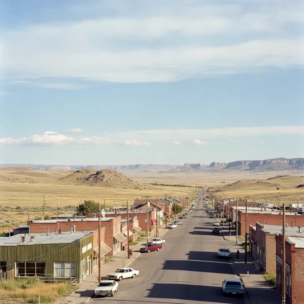 View of Mills, WY