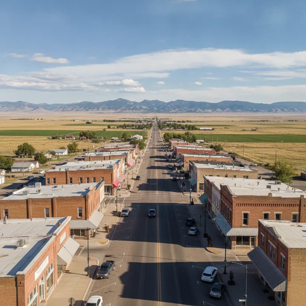 View of Powell, WY