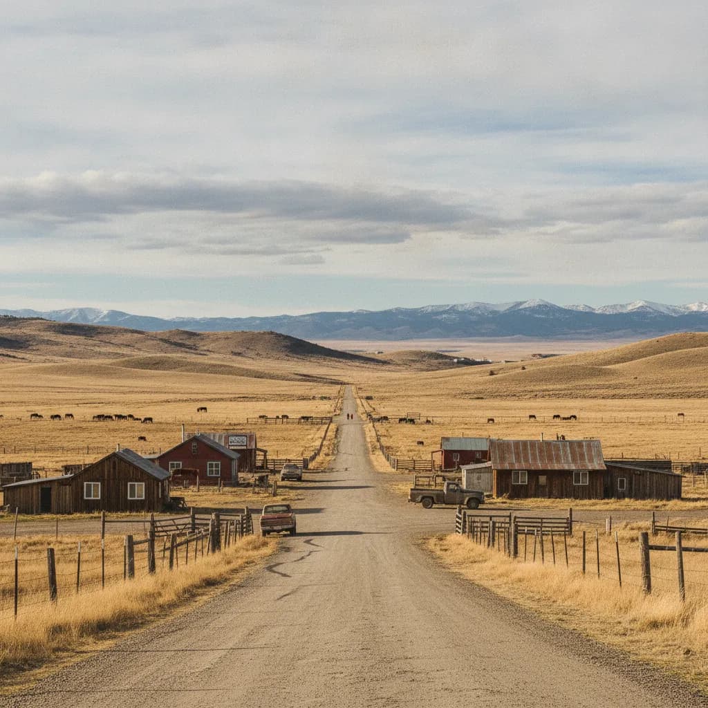 View of Ranchettes, WY
