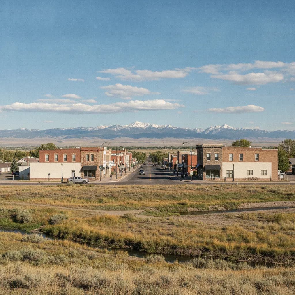 View of Riverton, WY
