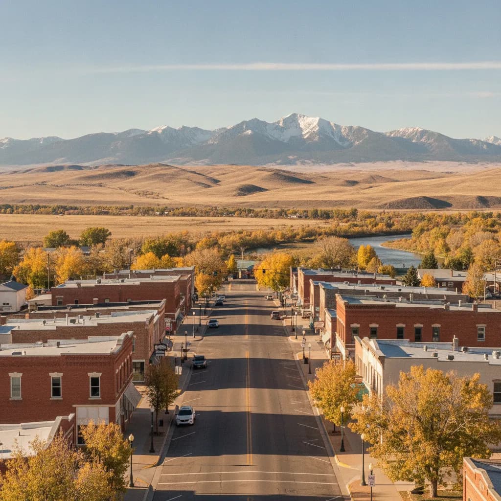 View of Worland, WY