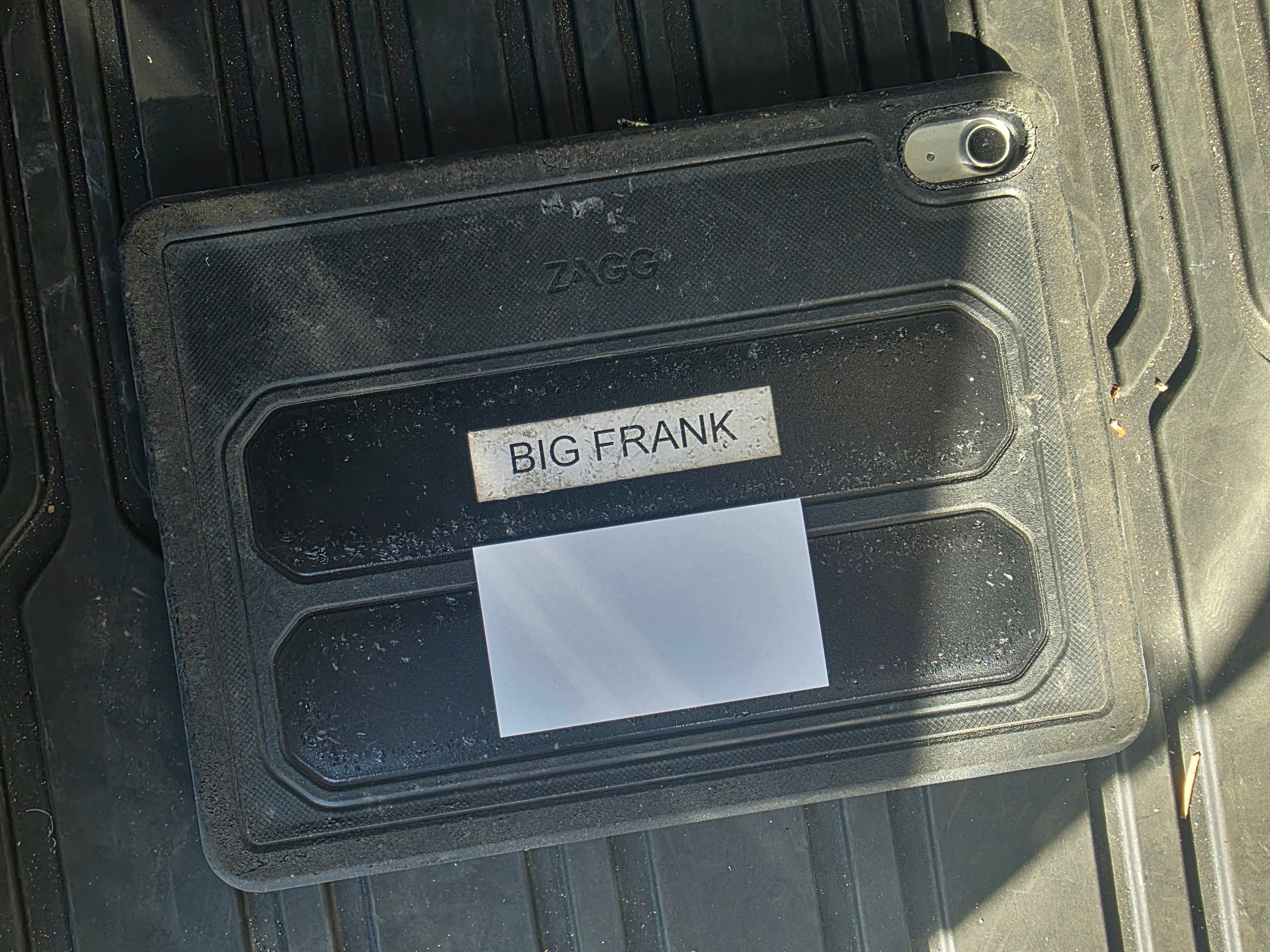 I found Big Frank's iPad today
