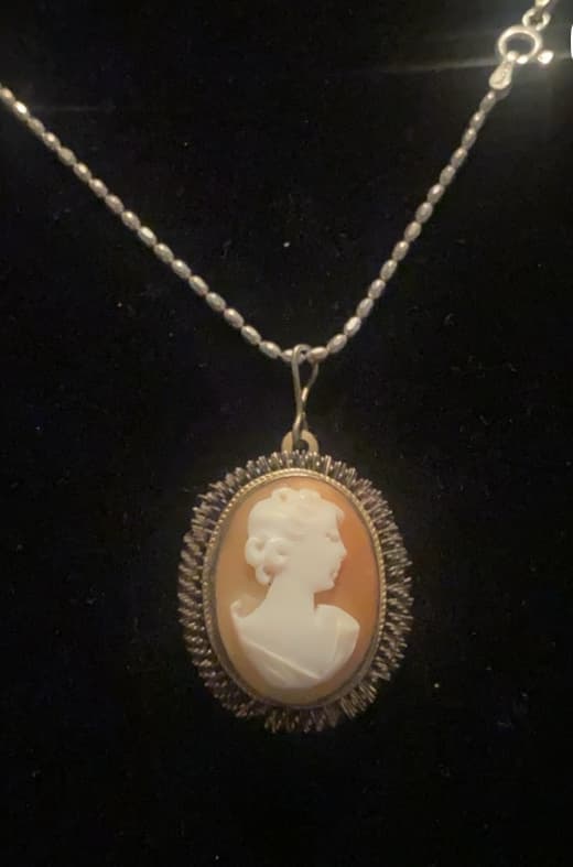 Cameo necklace