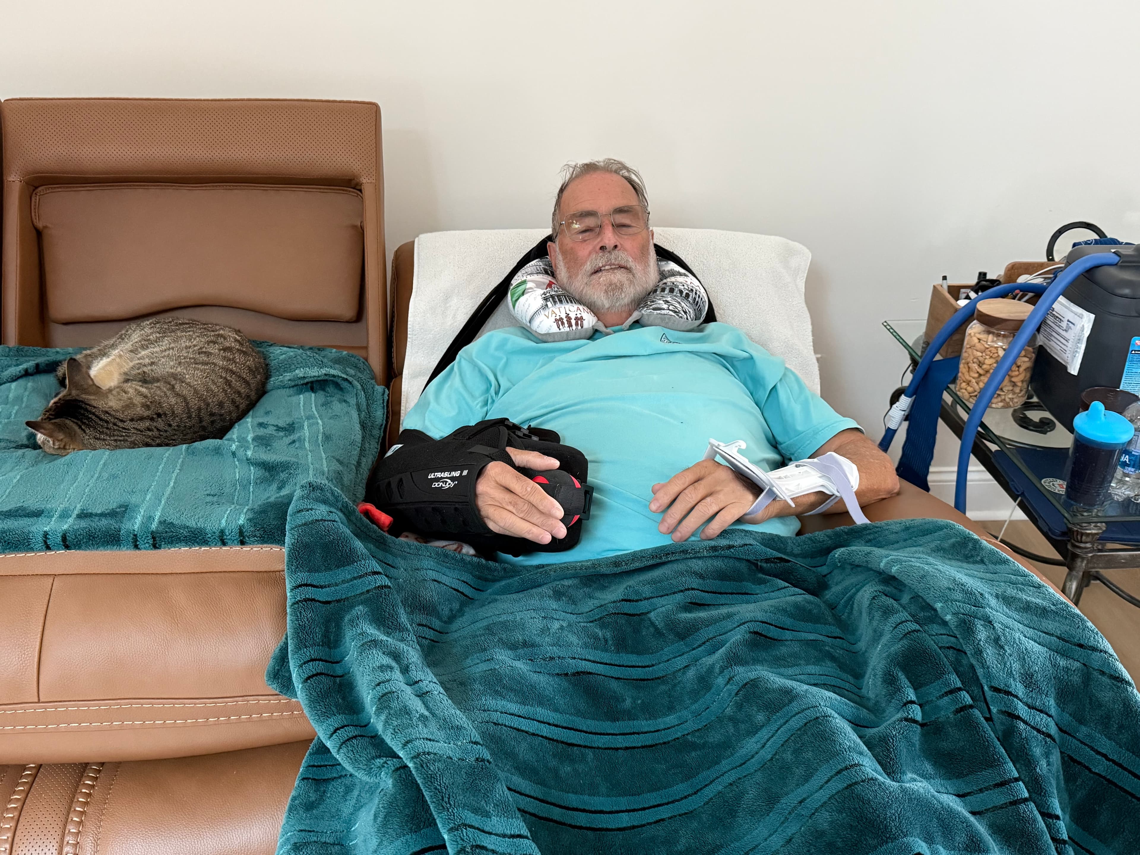 Prescription silver titanium frames menβs