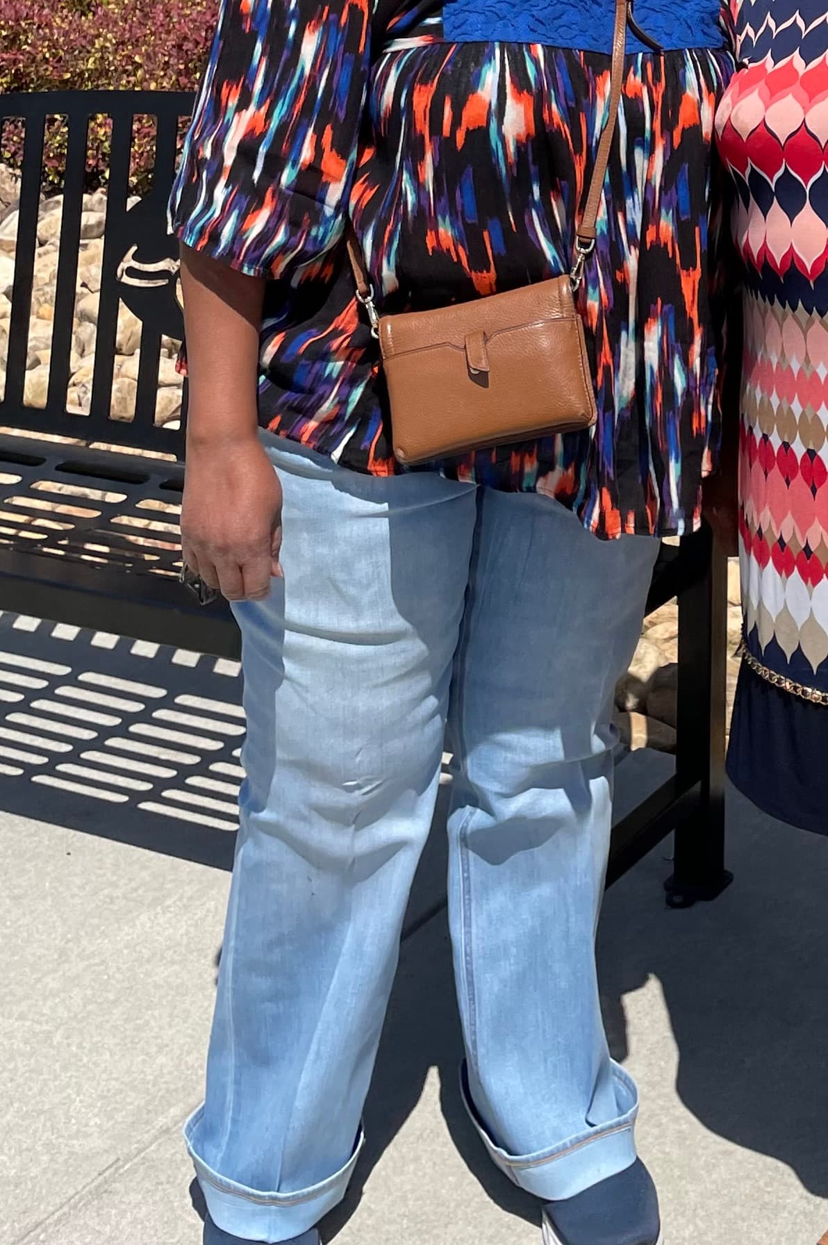 Light brown cross body bag